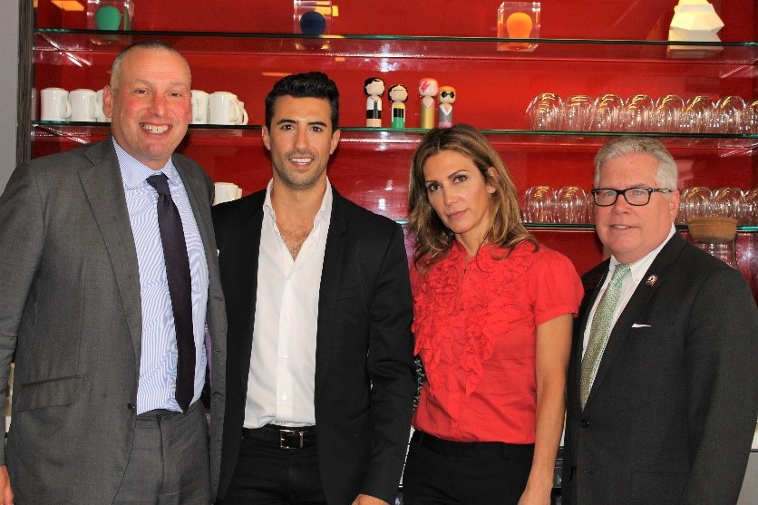 Jed Garfield, managing partner, Leslie J. Garfield & Co.; Rory Golod, general manager, Compass; Bess Freedman, CEO, Brown Harris Stevens; and Richard Haggerty, CEO, HGAR & president, New York MLS