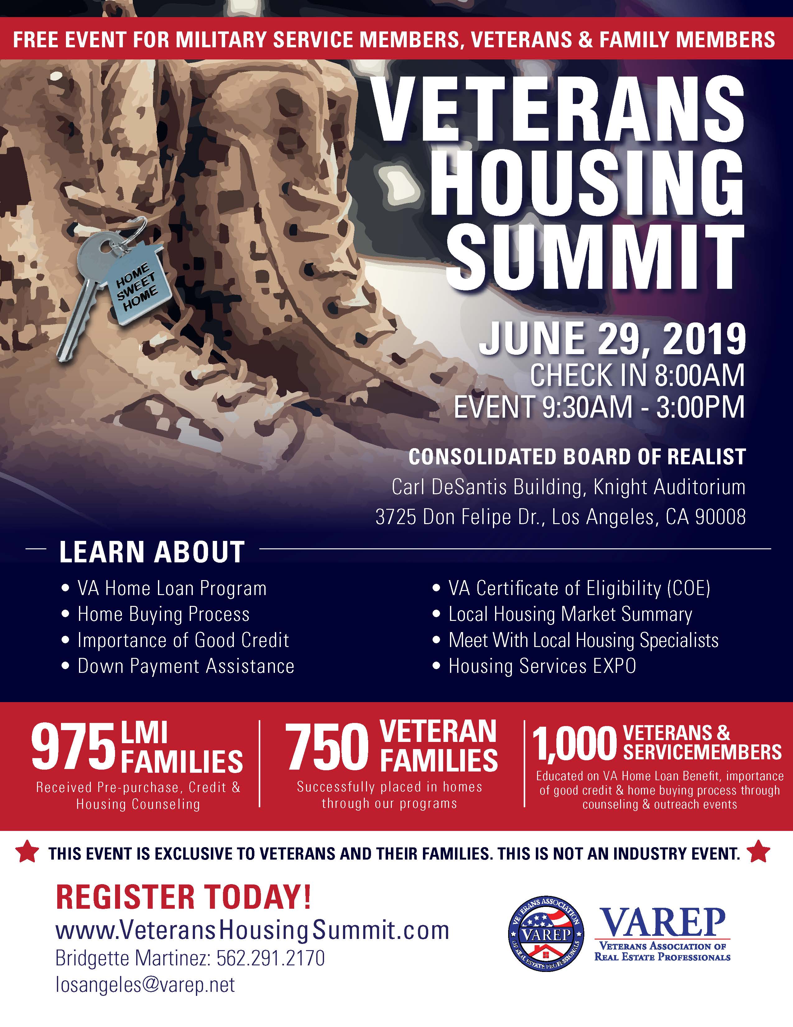 Veterans Housing Summit Image