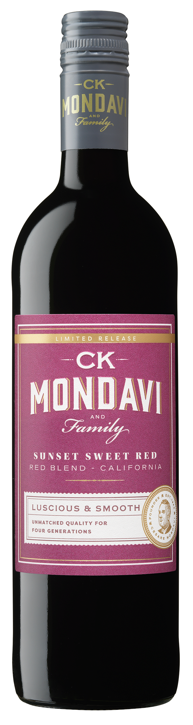 Luscious and smooth, the Sunset Sweet Red Blend is full-bodied with juicy flavors of strawberry and dark plum to pair with late summer’s BBQ dishes and harvest fare.