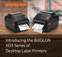 Introducing the BIXOLON XD3 Series of Desktop Label Printers