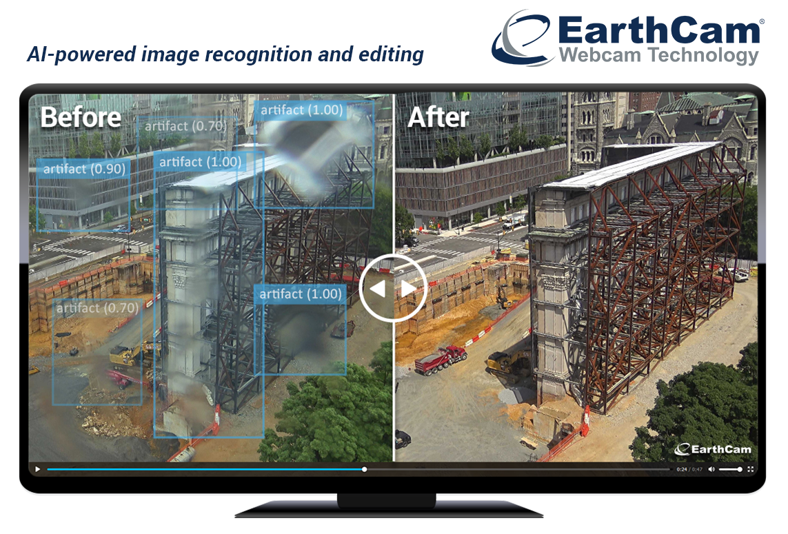 EarthCam is expanding its applications for AI-powered recognition technology for identifying obstructions and performing quality control for premium time-lapse content.