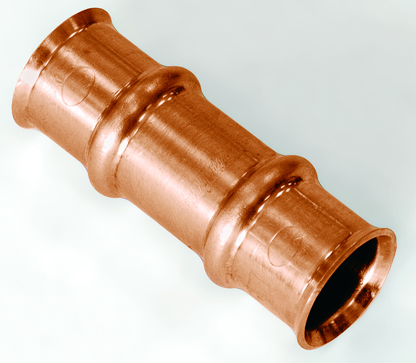 Patented RLS press fittings replace the manual process of brazing in high-pressure HVAC and refrigeration applications.