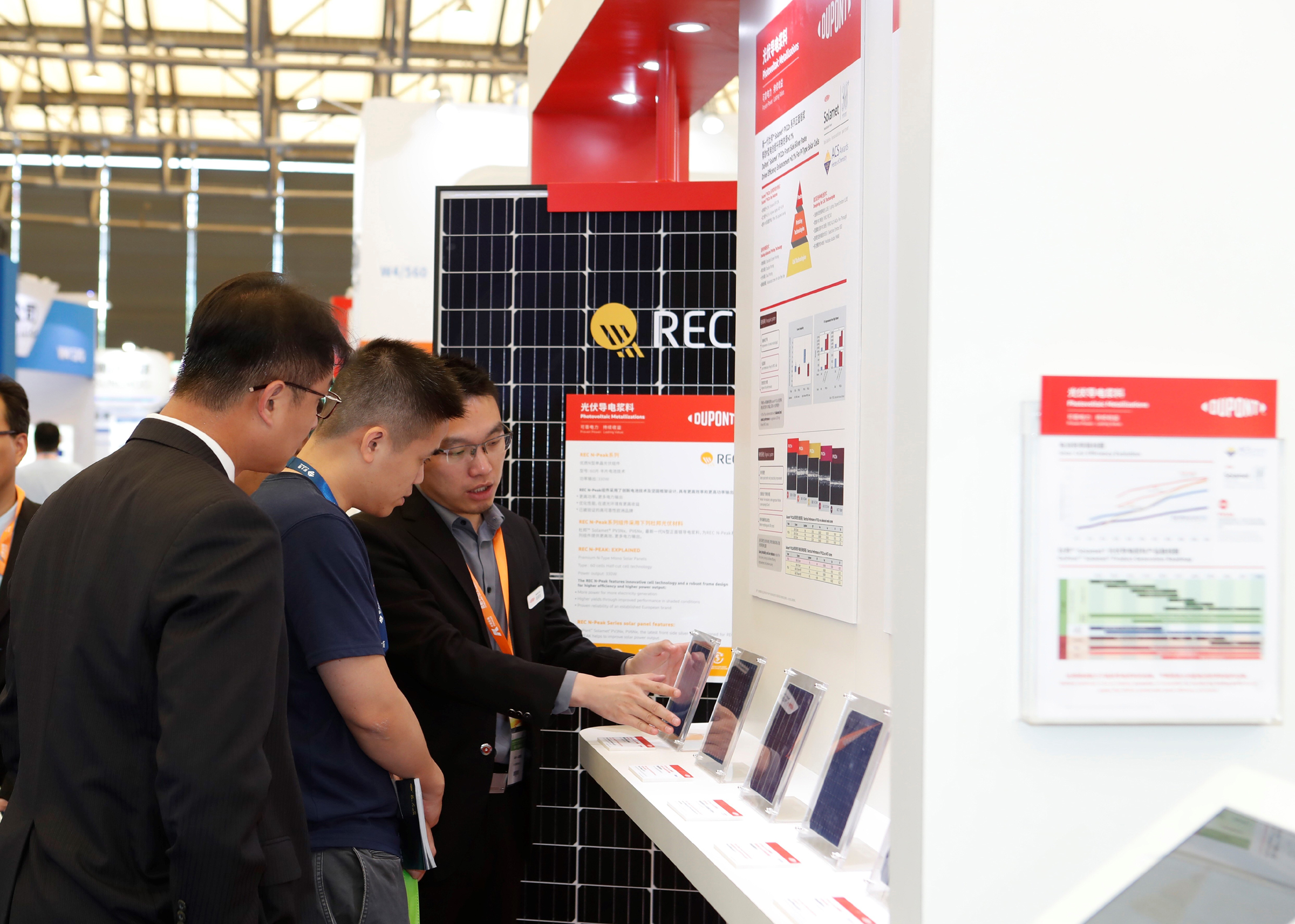 DuPont Photovoltaic Solutions Booth at the 2019 SNEC