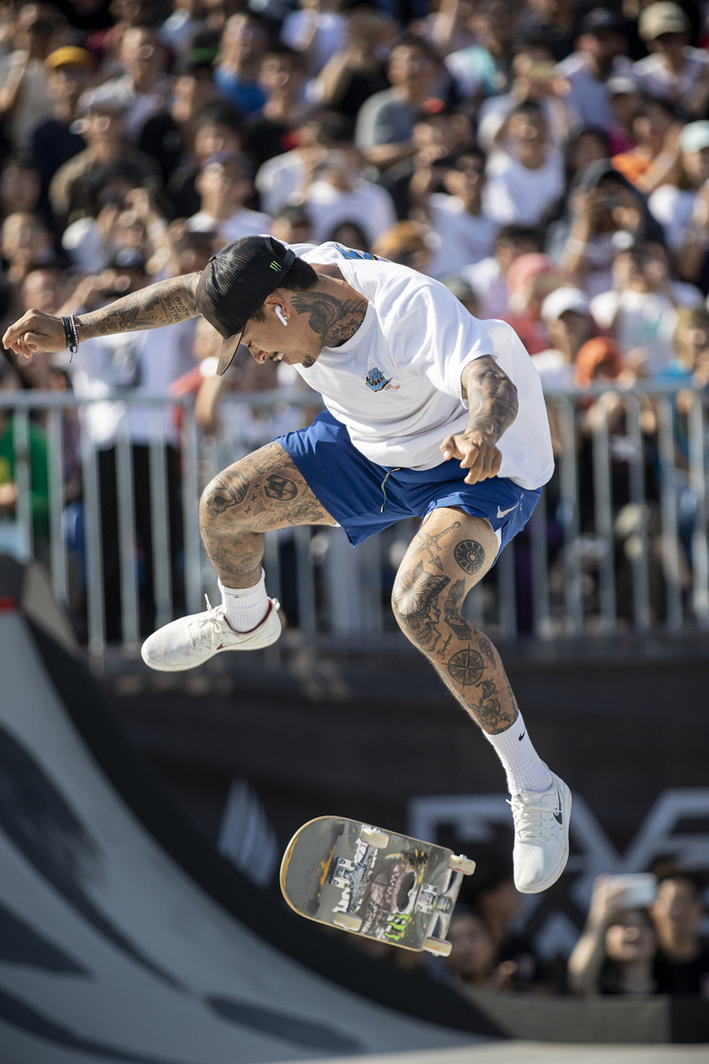 Monster Energy's Nyjah Huston Takes Gold in Skateboard Street at X Games Shanghai 2019