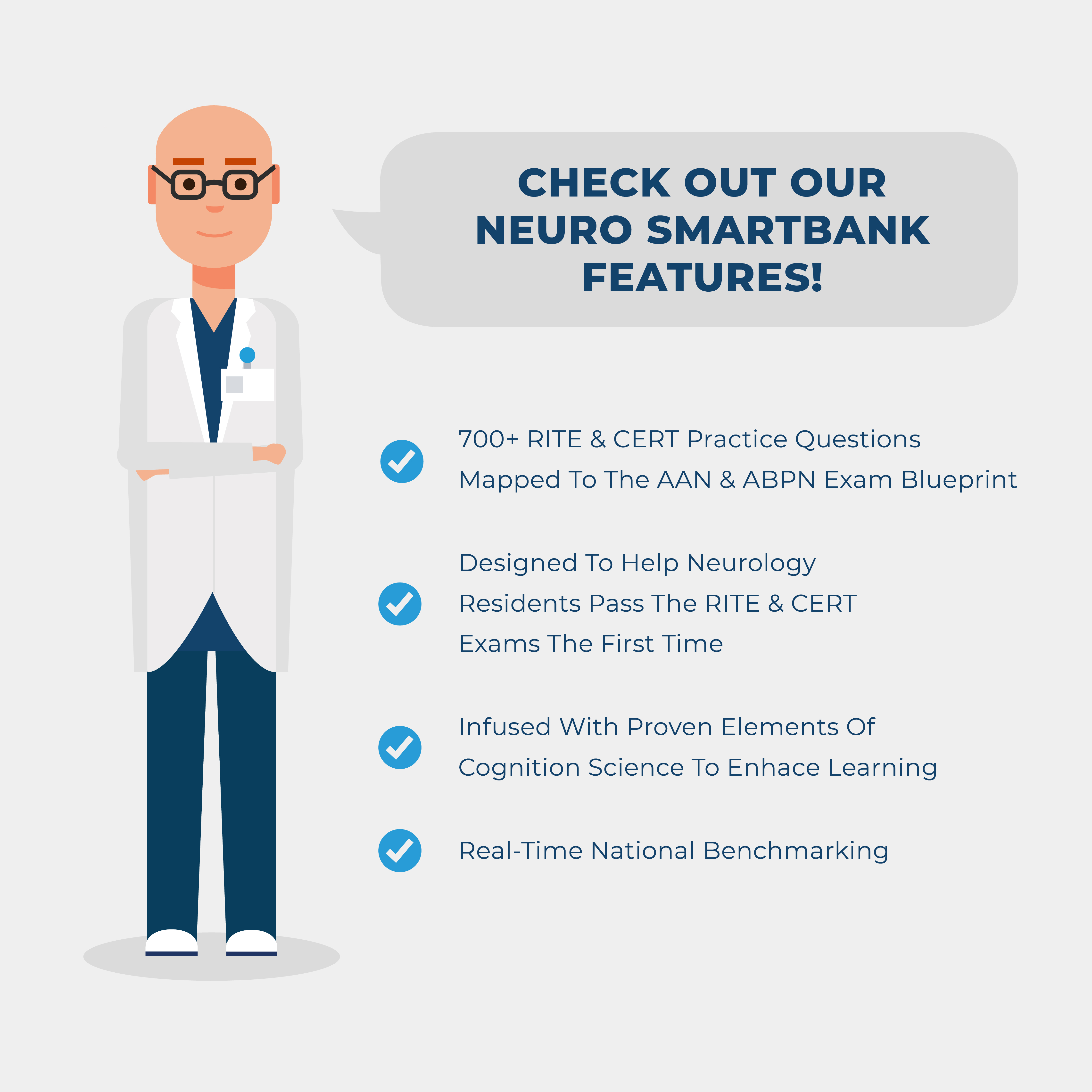 TrueLearn Neurology SmartBanks Features