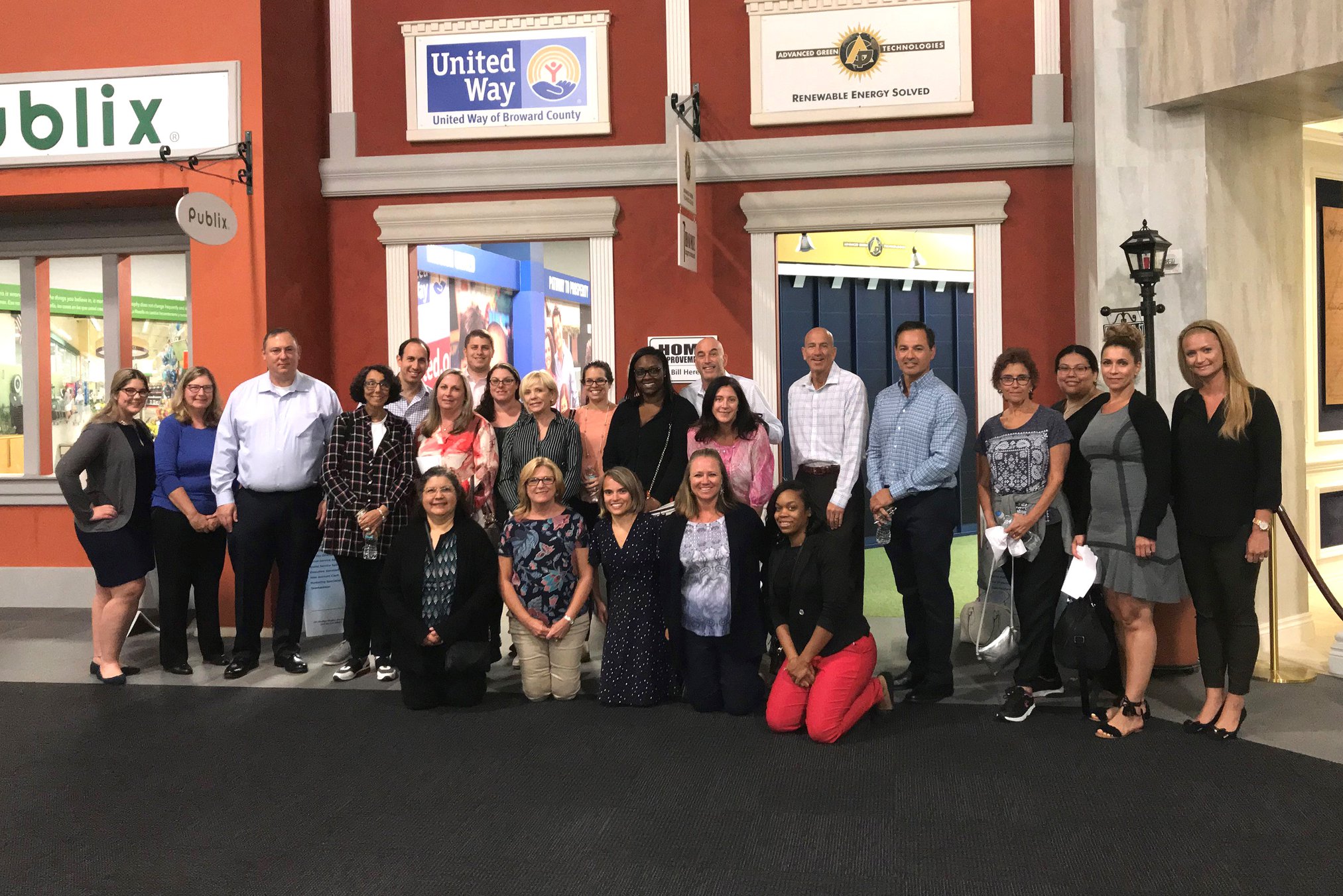 Morris Law Group attorneys and staff members recently volunteered for the day at Junior Achievement of South Florida’s Finance Park.