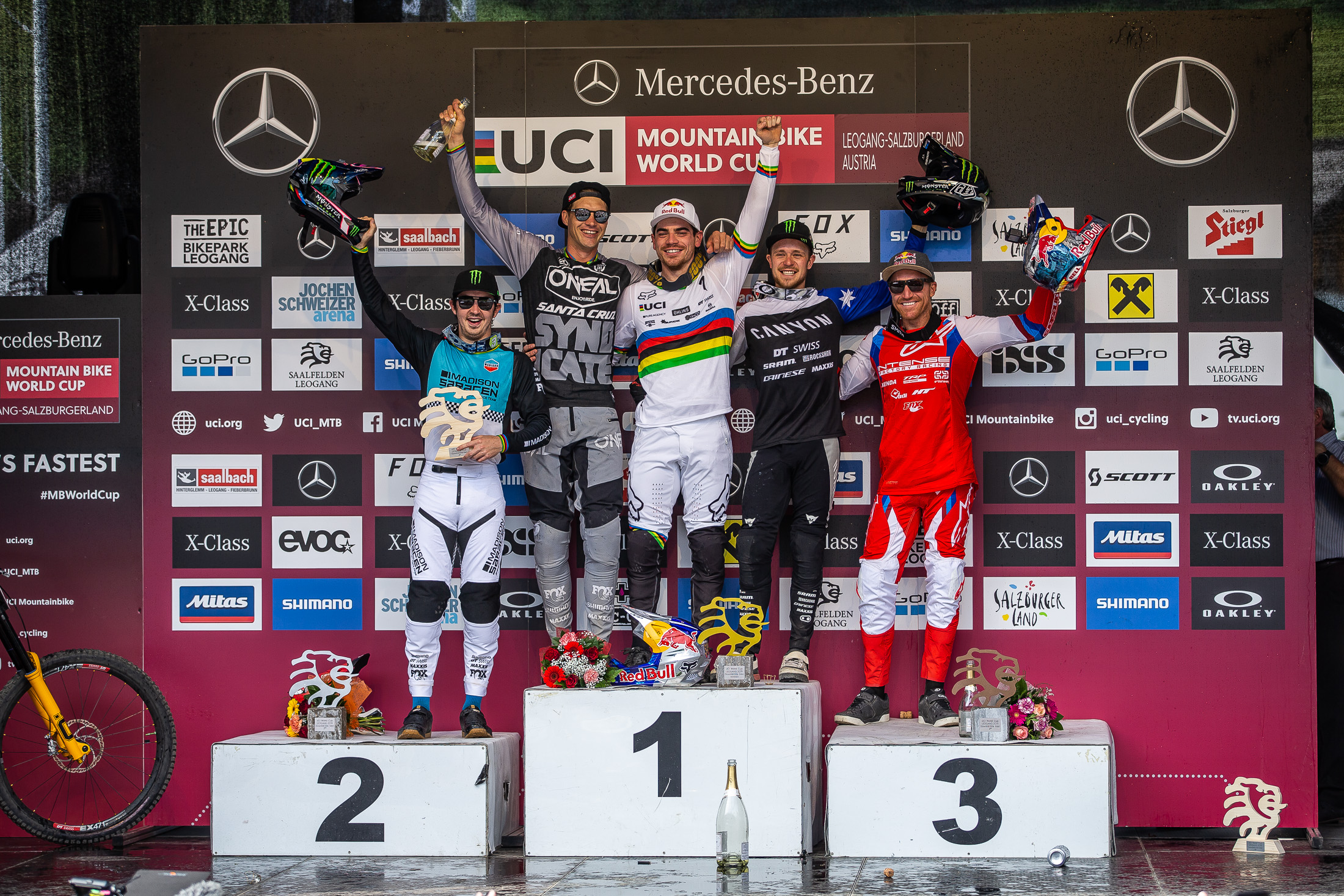 Monster Energy's Troy Brosnan Takes Third Place at the World Cup Downhill in Leogang, Austria and leads the overall series; teammate Danny Hart Takes Fourth and Sits in Fourth Place Overall