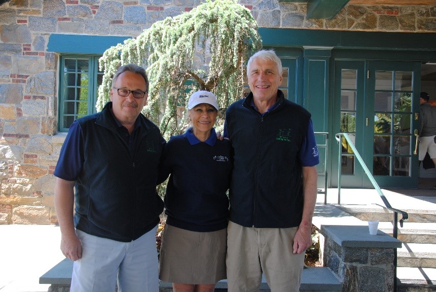 From left: Tony Rizzi, event co-chair; Fran Porcaro, assistant executive director, educational services; Gene Porcaro, event co-char