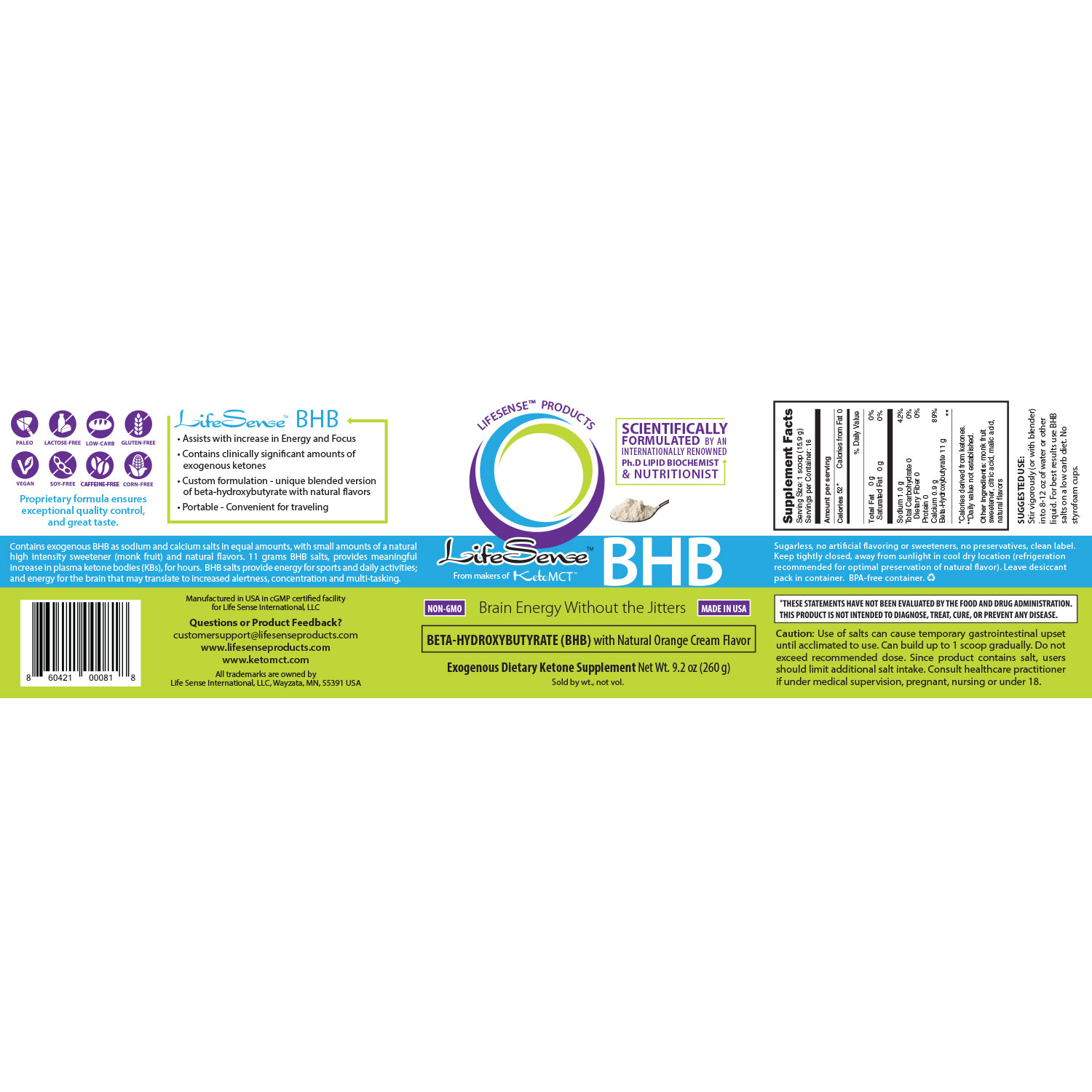 BHB label