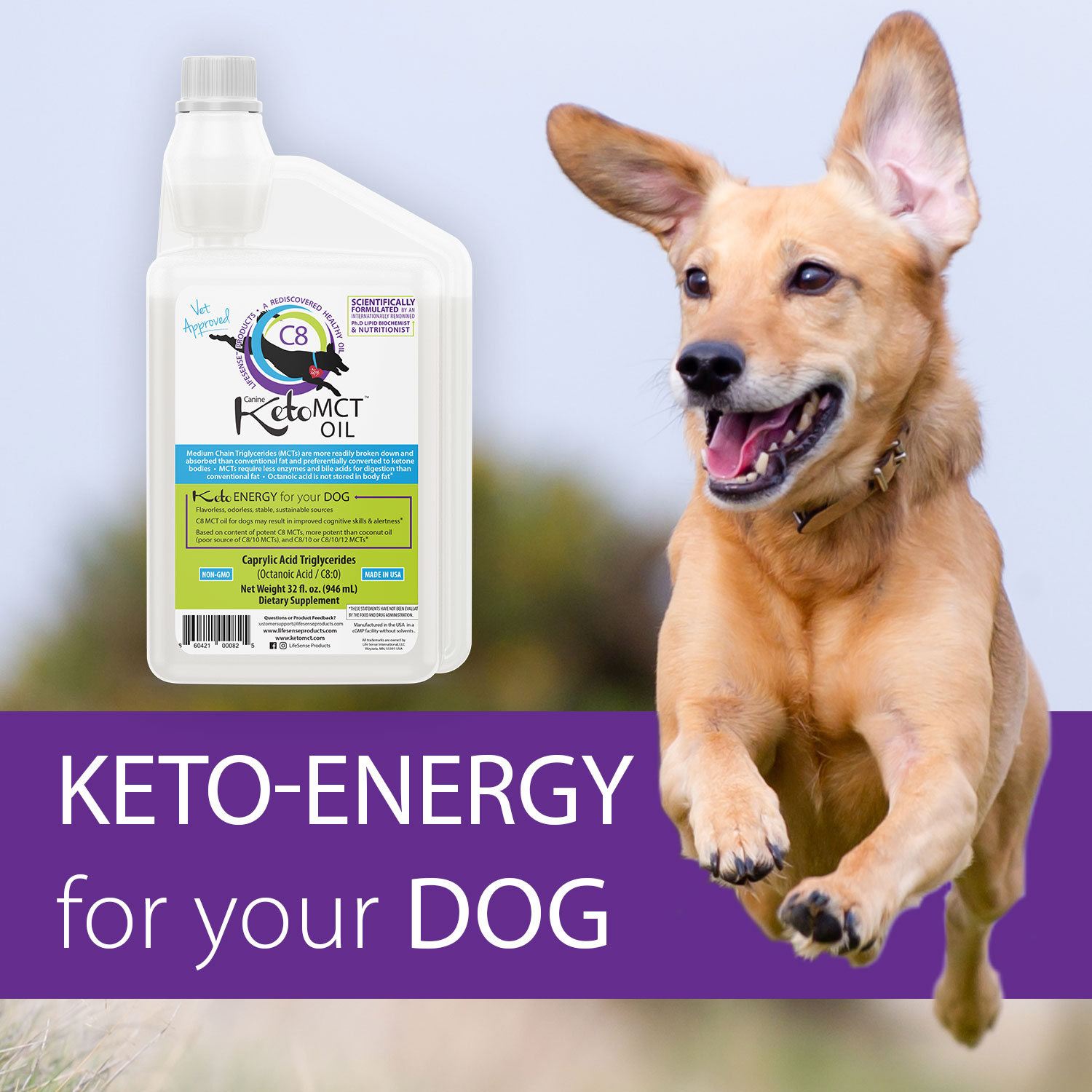 Keto energy for your dog.