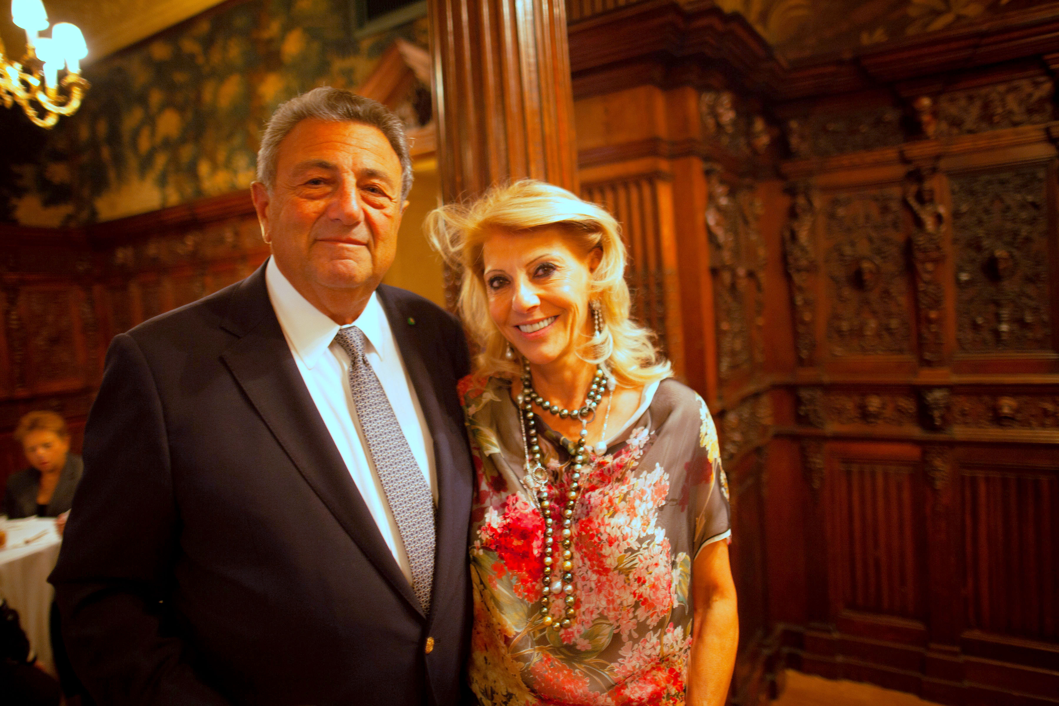 Benefactor and Savoy Foundation Board Member Frank J. Desiderio, Esq. with Event Chair, Patron and Savoy Foundation Board Member Vivian Cardia
