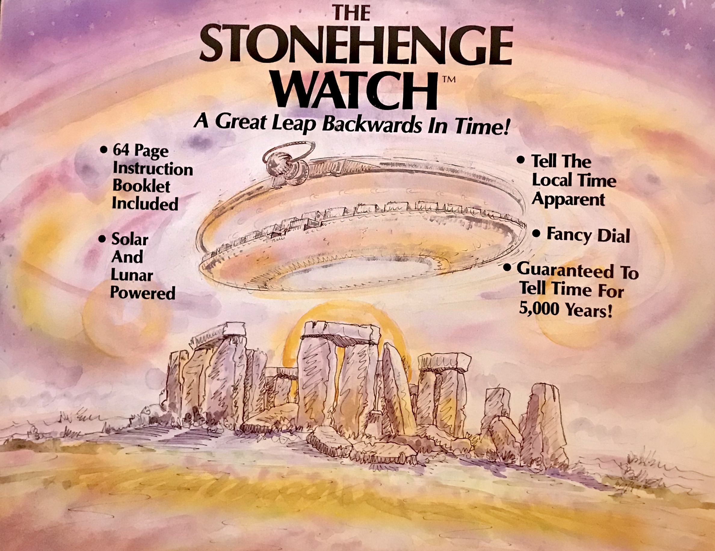 The Stonehenge Watch hovers over Stonehenge!