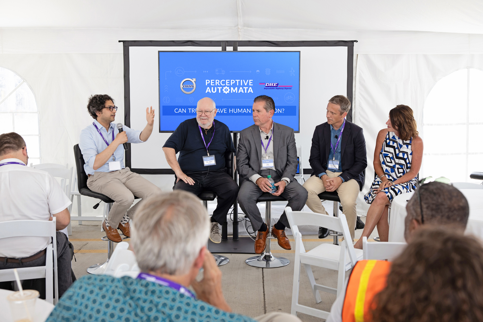 Perceptive Automata, Inland Empire Economic Partnership, DHE, Volvo Group and the Greater Ontario Business Council discuss trucking and the role of AI in anticipating the behavior of pedestrians.