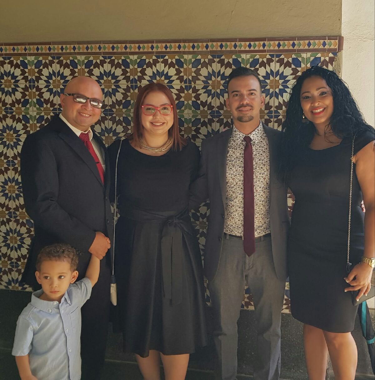 Luis Rodriguez and family