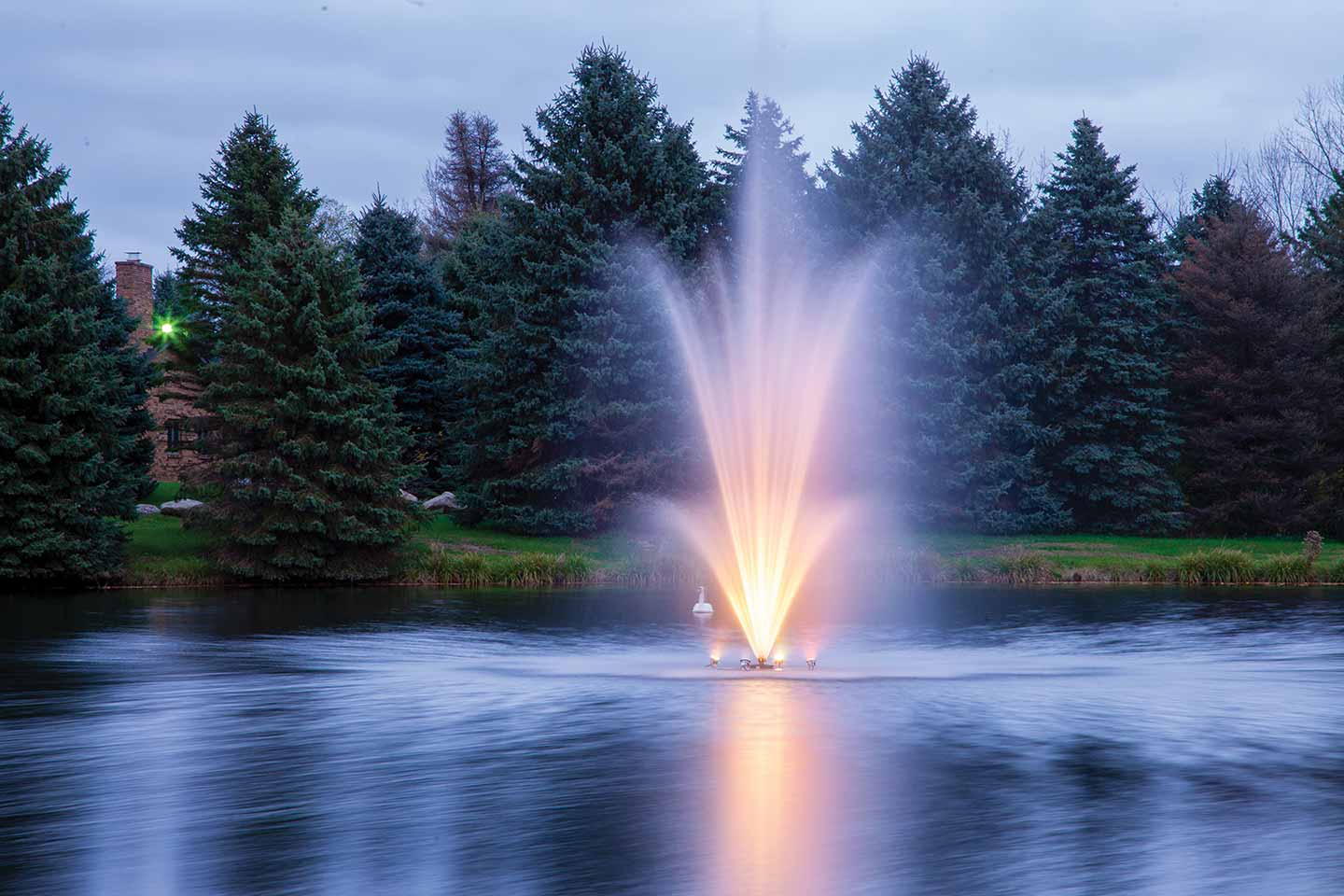 Large 3 HP Lake Fountain