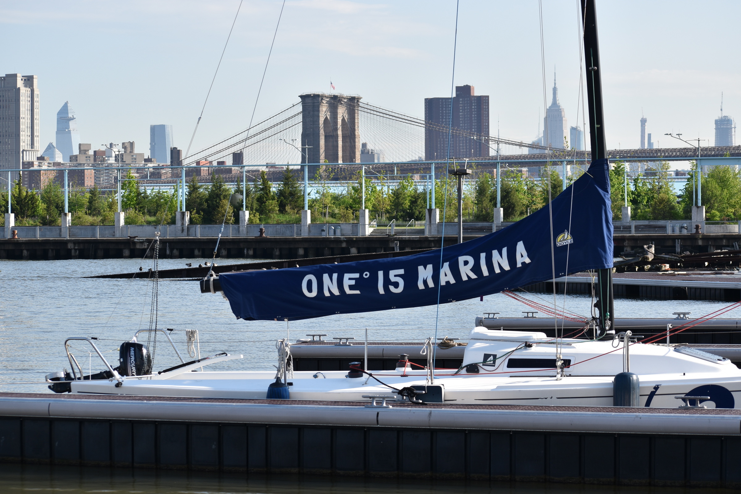 ONE15 Brooklyn Marina, on the shores of Brooklyn Heights, is renting individual boat slips for the upcoming holiday (four-night minimum stay).