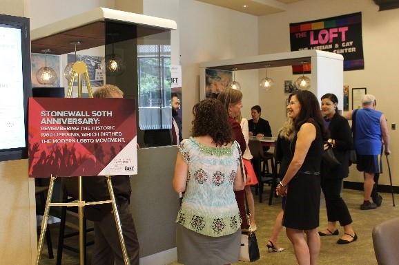 On Thursday, June 27, the Crowne Plaza White Plains and The LOFT LGBTQ Community Center hosted an event to highlight their collaborative Pride Month efforts.