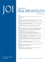 Journal of Oral Implantology Volume 46 Issue 2 cover