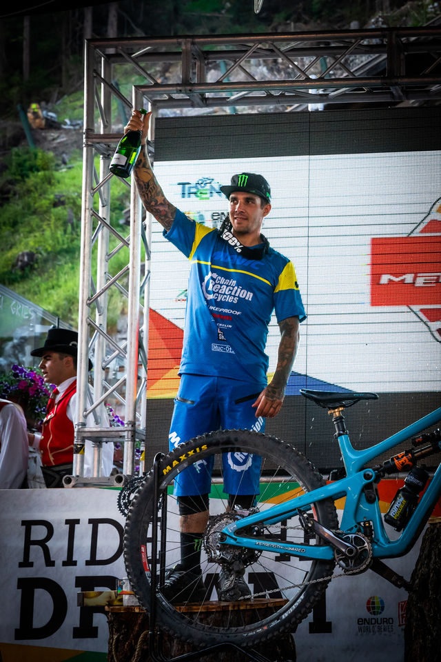 Monster Energy’s Sam Hill (AUS) Takes Second Place at the debut Canazei Stop of the Enduro World Series