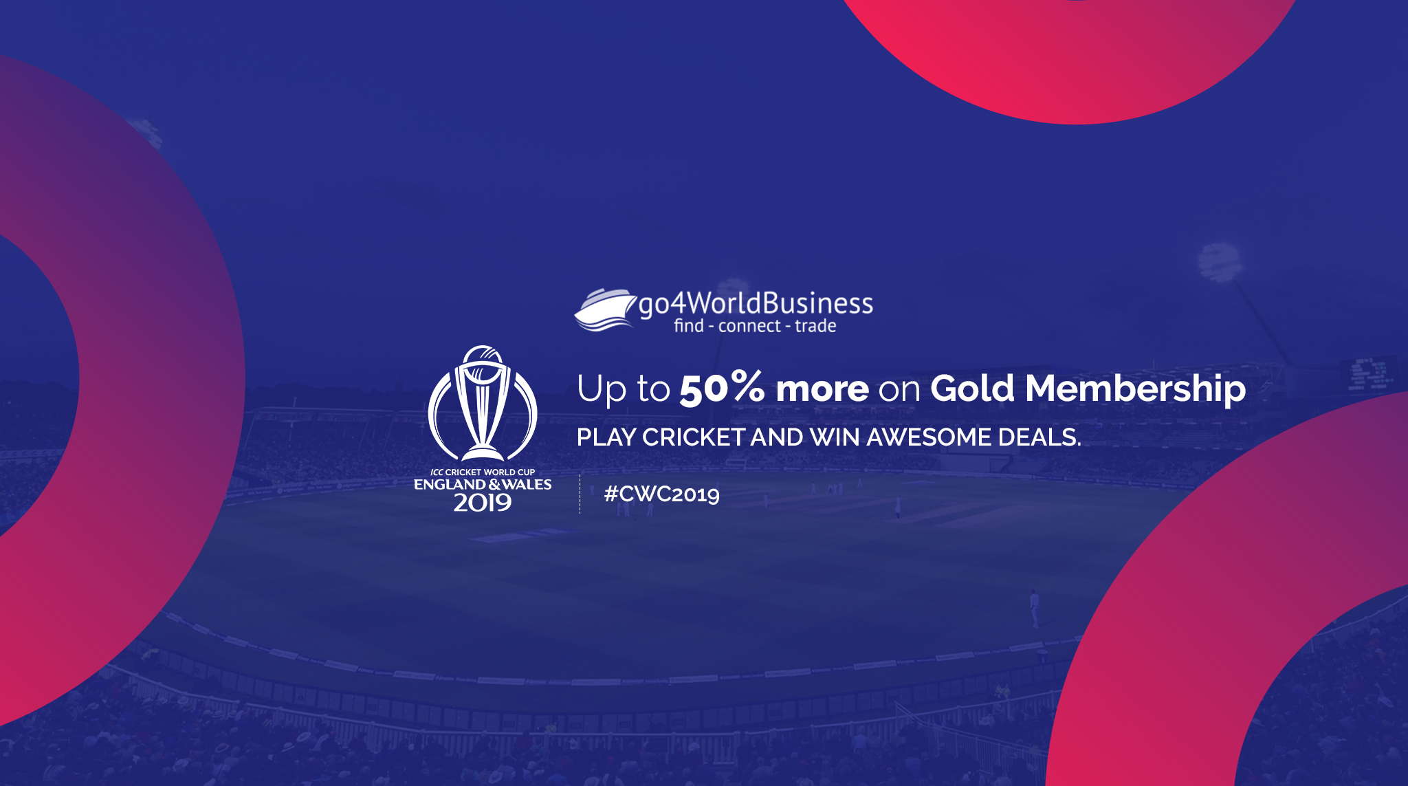 The go4WorldBusiness Cricket World Cup Campaign - now LIVE