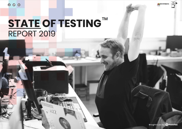 2019 State of Testing report