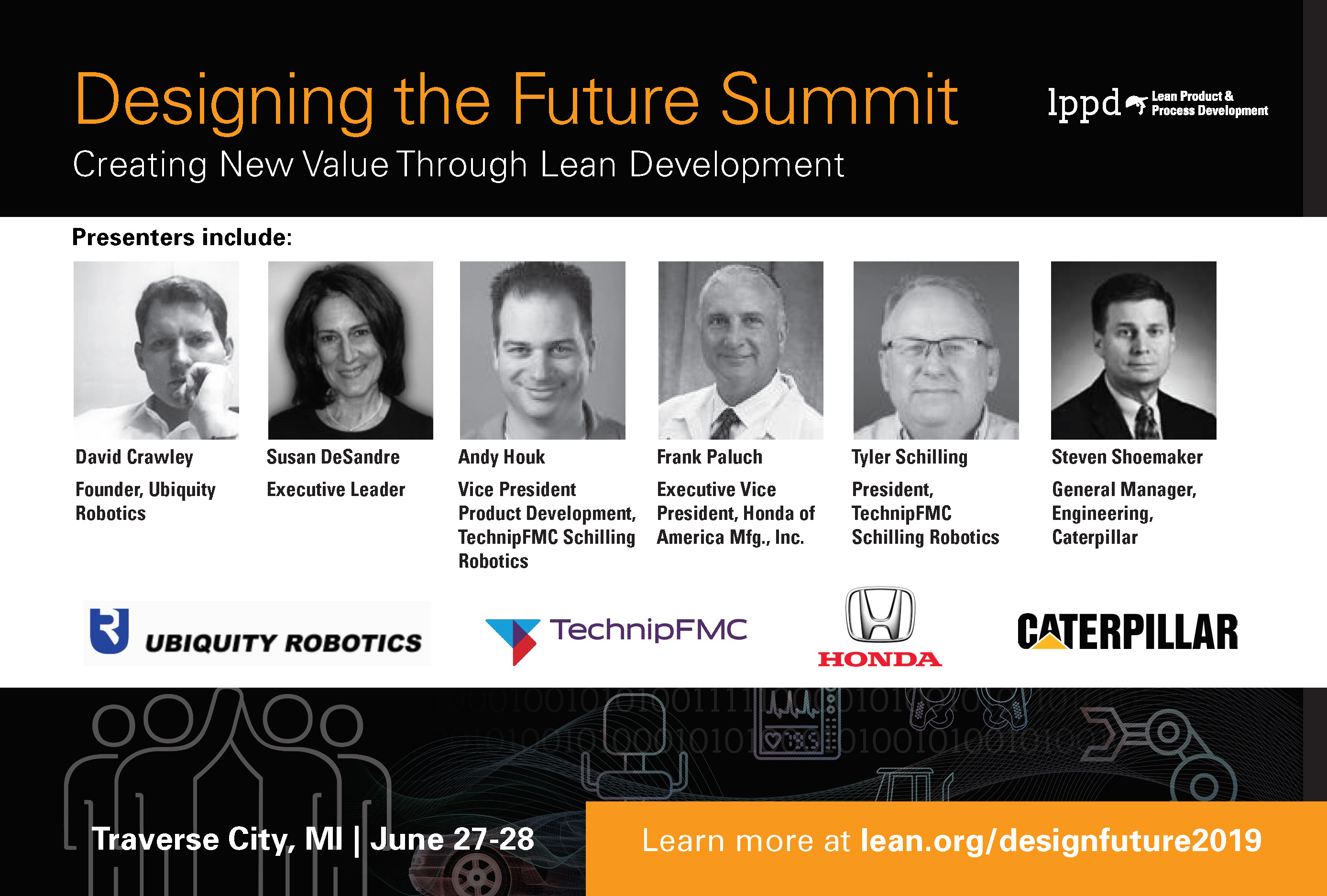 The 2019 Designing the Future Summit featured product development innovators and thought leaders.
