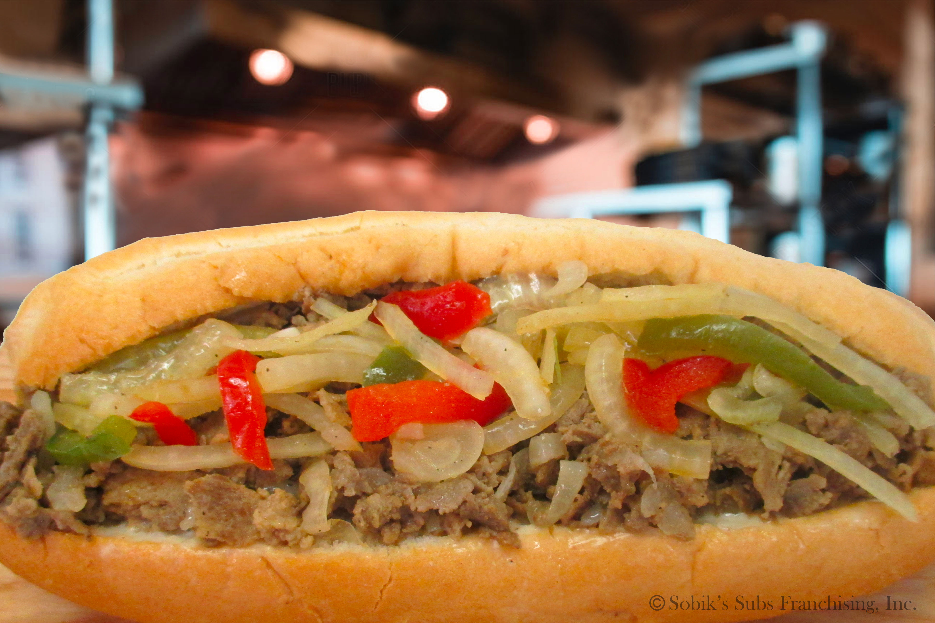 Sobik's Subs Famous Steak and Cheese Sub