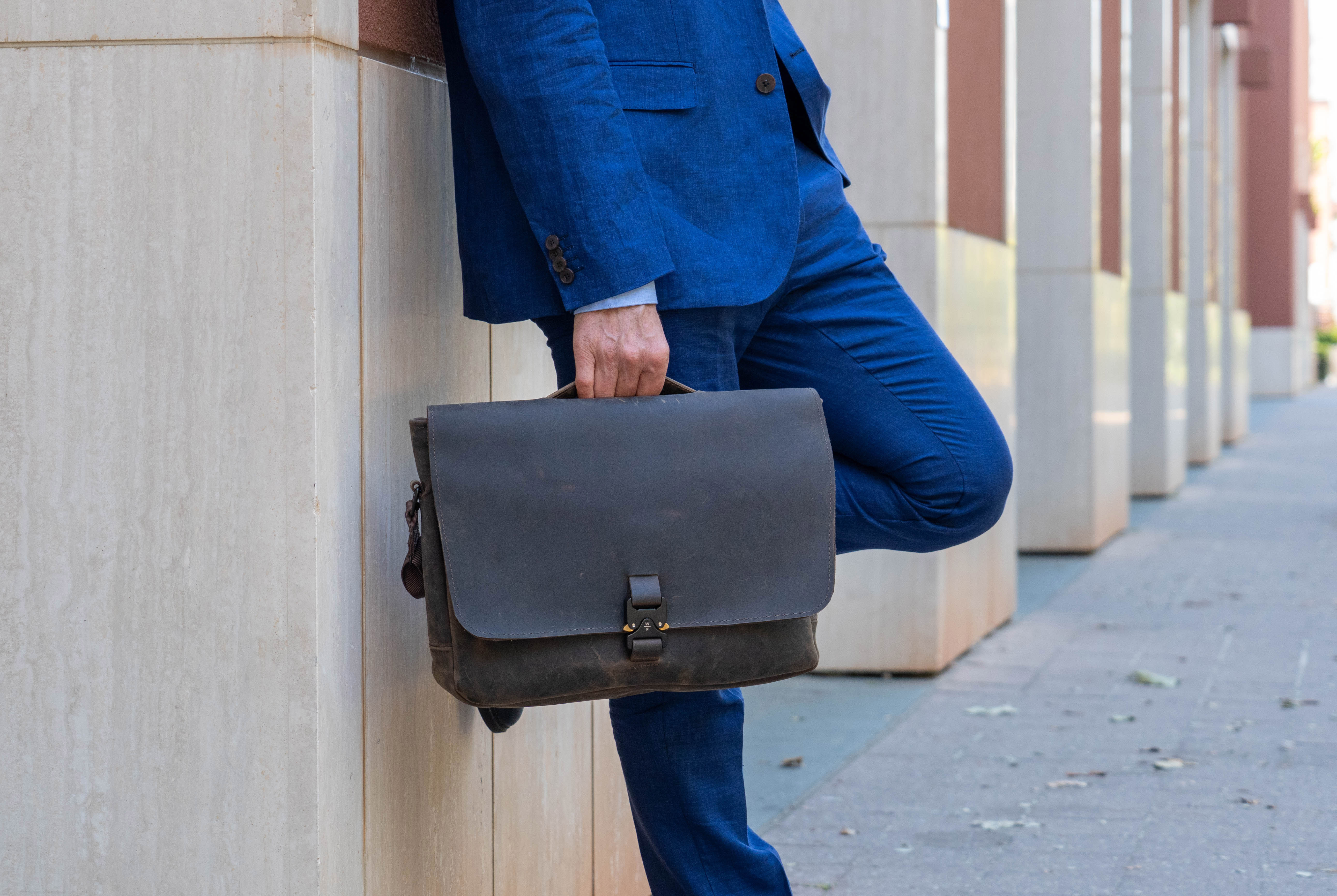 Executive Leather Messenger