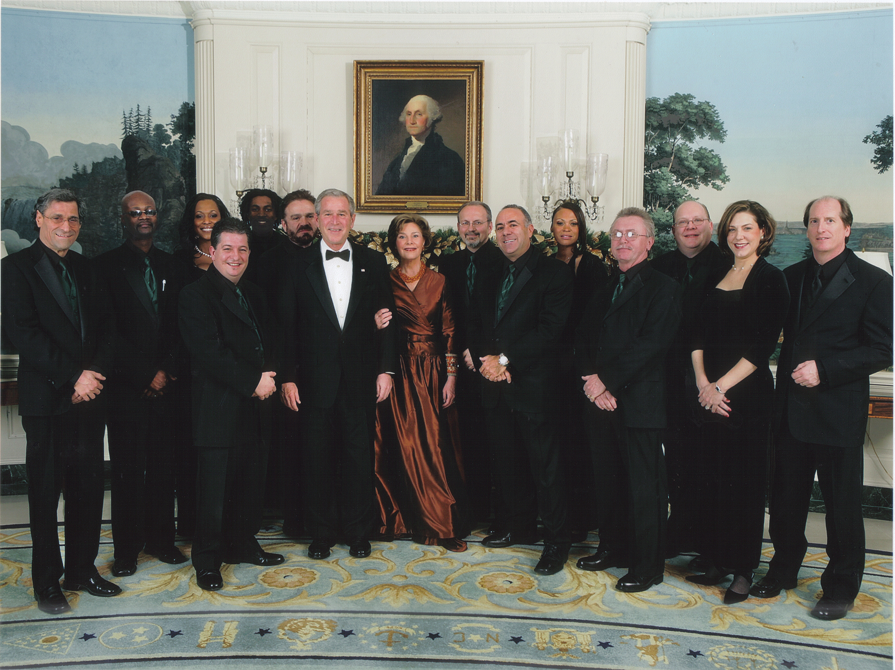 Jellyroll Has the Honor of Performing for President George W. Bush at the White House