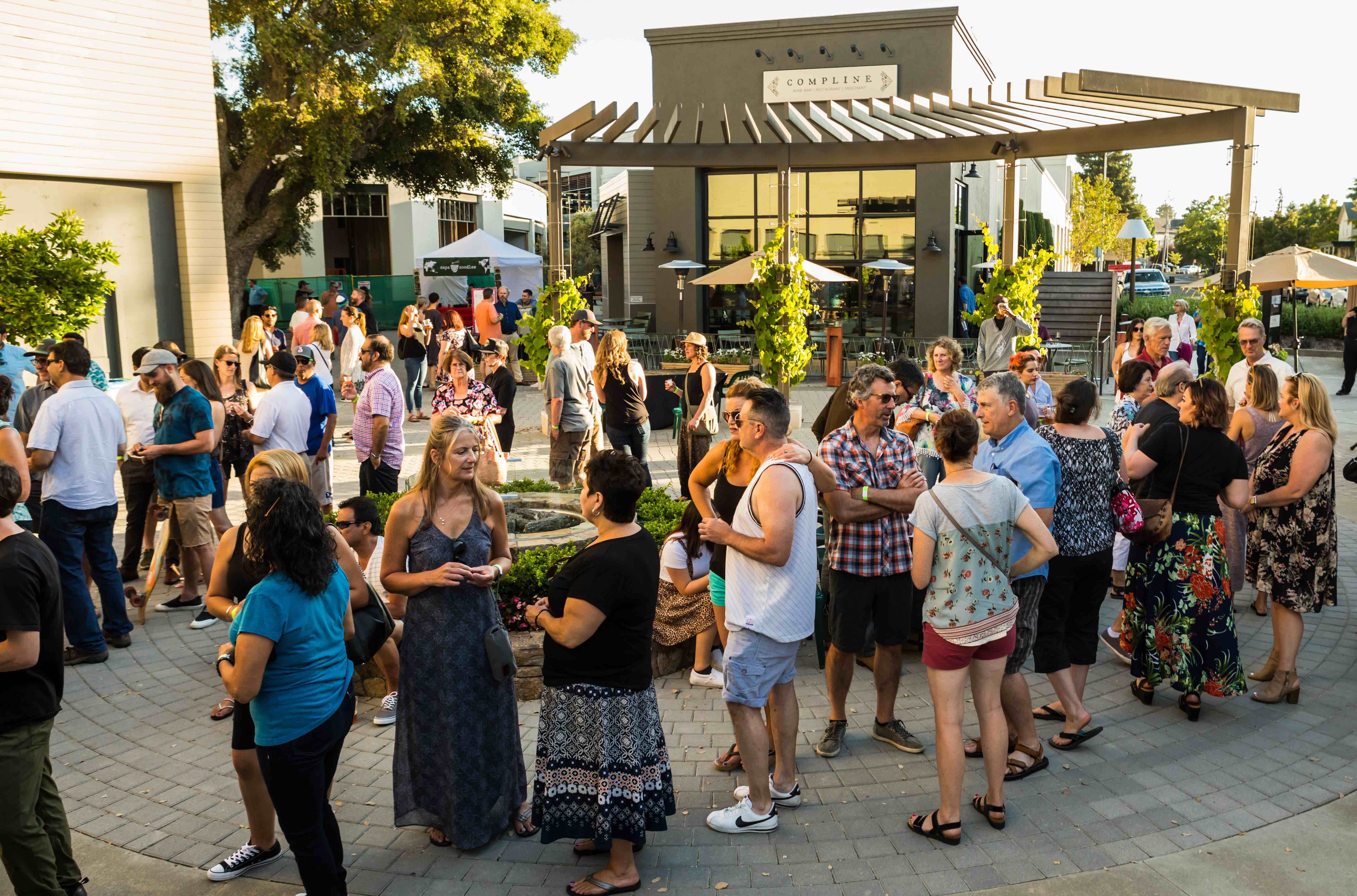 This new outdoor event series welcomes the community to First Street Napa for a weekly gathering with live music and curated artisan wares, along with fine food, wine and craft beer.