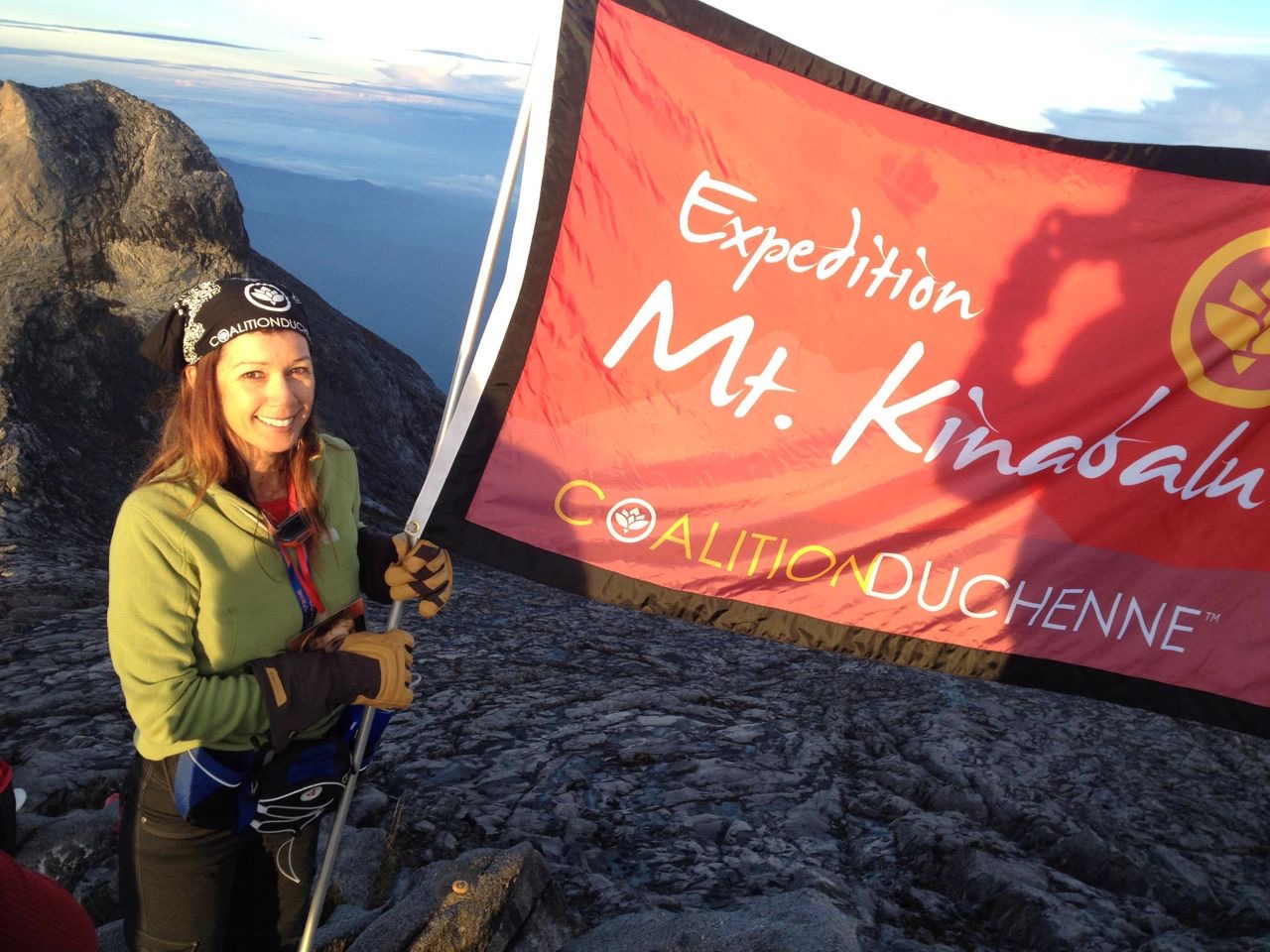Catherine Jayasuriya on Mt Kinabalu
