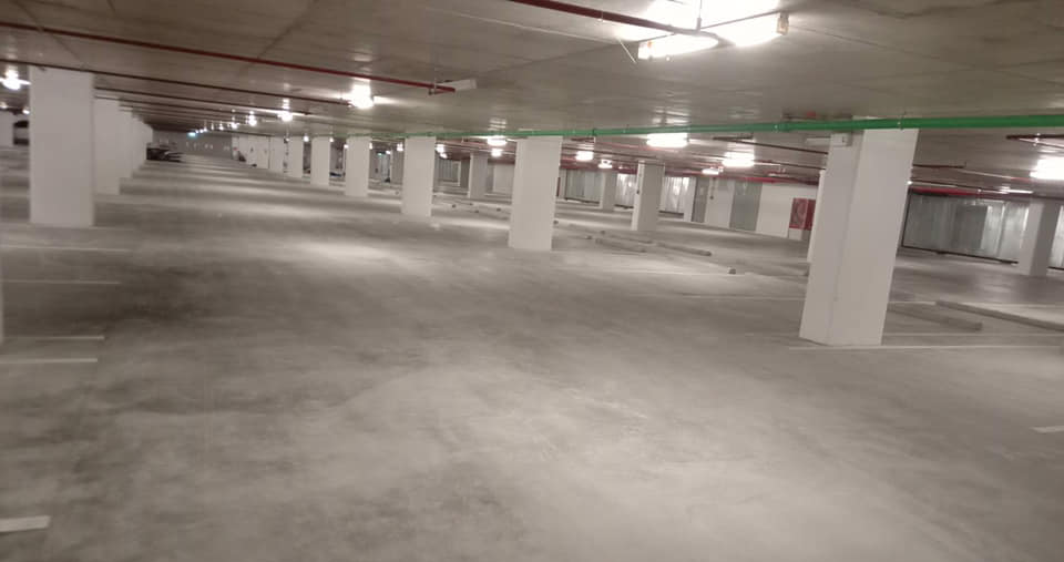 Shrewsbury School three-level garage: A combination of a layer of PENETRON, PENEBAR SW waterstop strips and, finally, PENESEAL PRO, was sprayed on to protect the concrete from any water penetration.