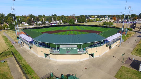 Charles H. Braun Stadium rendering. Courtesy of University of Evansville