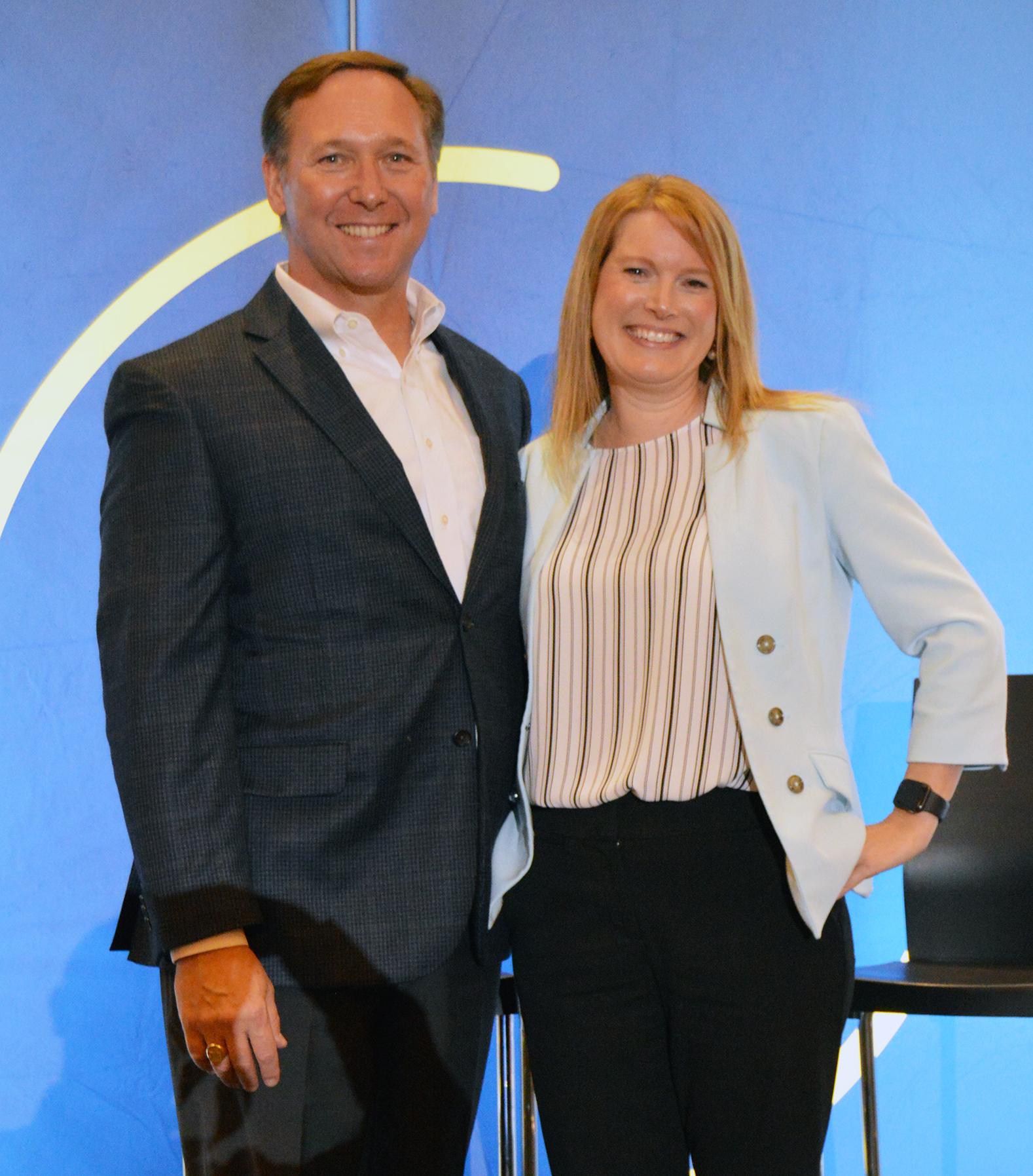 Powernet CEO Alli Stevens and Vistage Group Chair Jamie Overbey