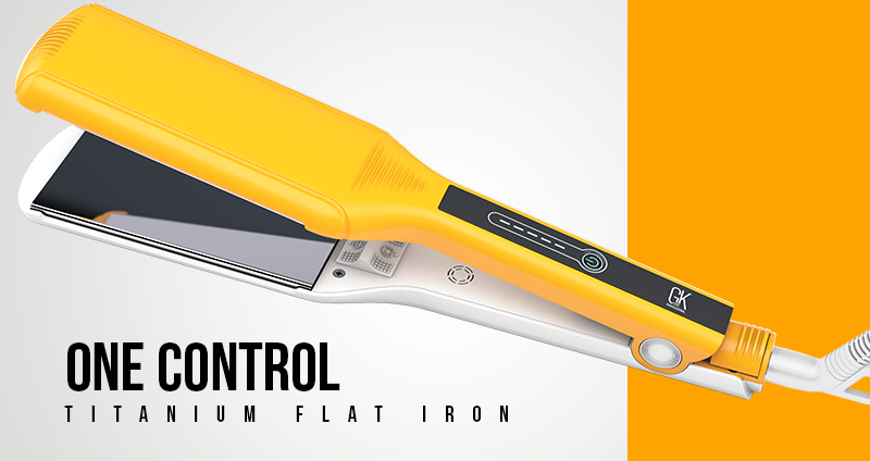 One Control Titanium Flat Iron