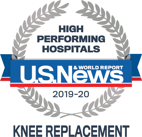 AdventHealth Wesley Chapel recognized by U.S. News & World Report for hip and knee replacement.