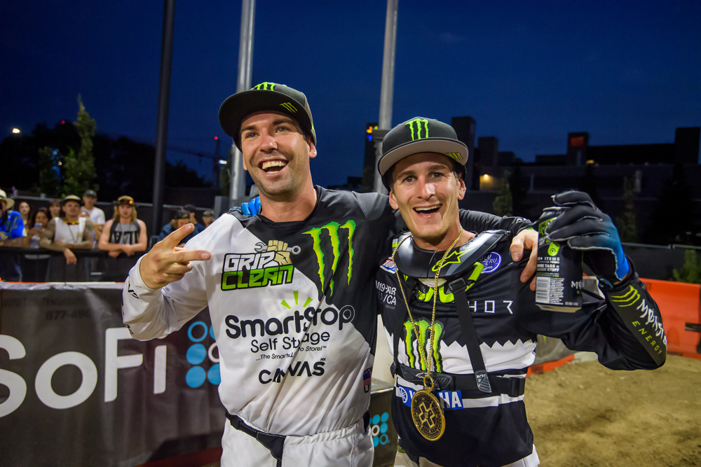 Monster Energy’s Bryce Hudson Takes Silver and Jarryd McNeil Takes Gold in Moto X Step Up at X Games Minneapolis 2019