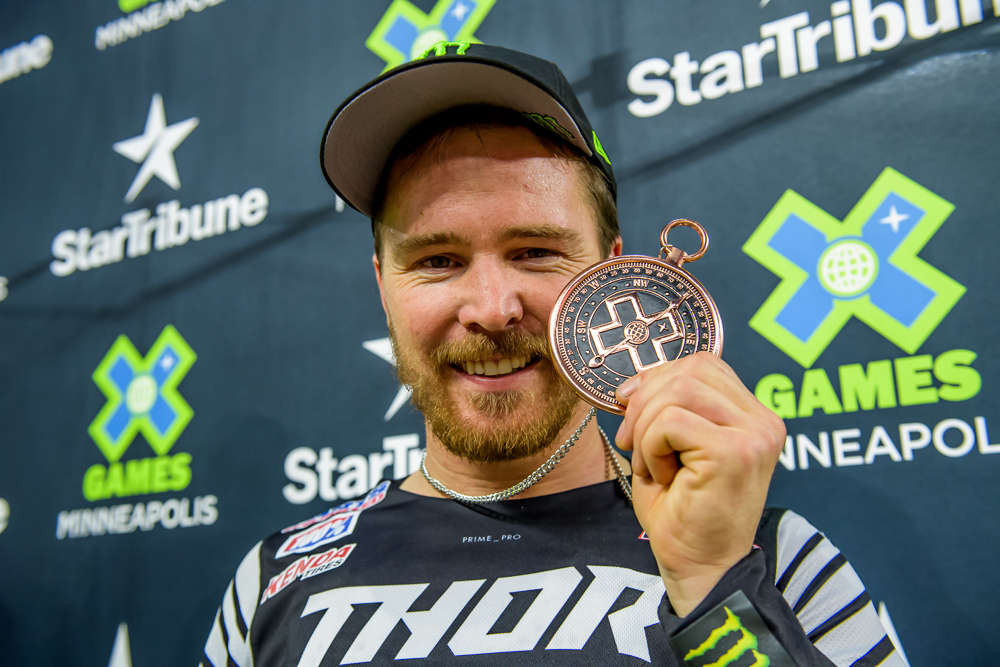 Monster Energy’s Jackson Strong Takes Bronze in Moto X Freestyle at X Games Minneapolis 2019