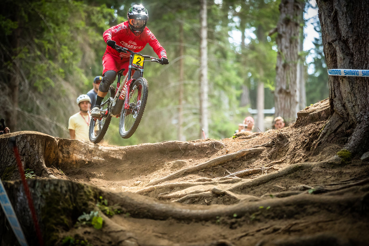 Monster Energy's Amaury Pierron Takes Fourth Place at the UCI Mountain Bike Downhill  World Cup in Val di Sole, Italy