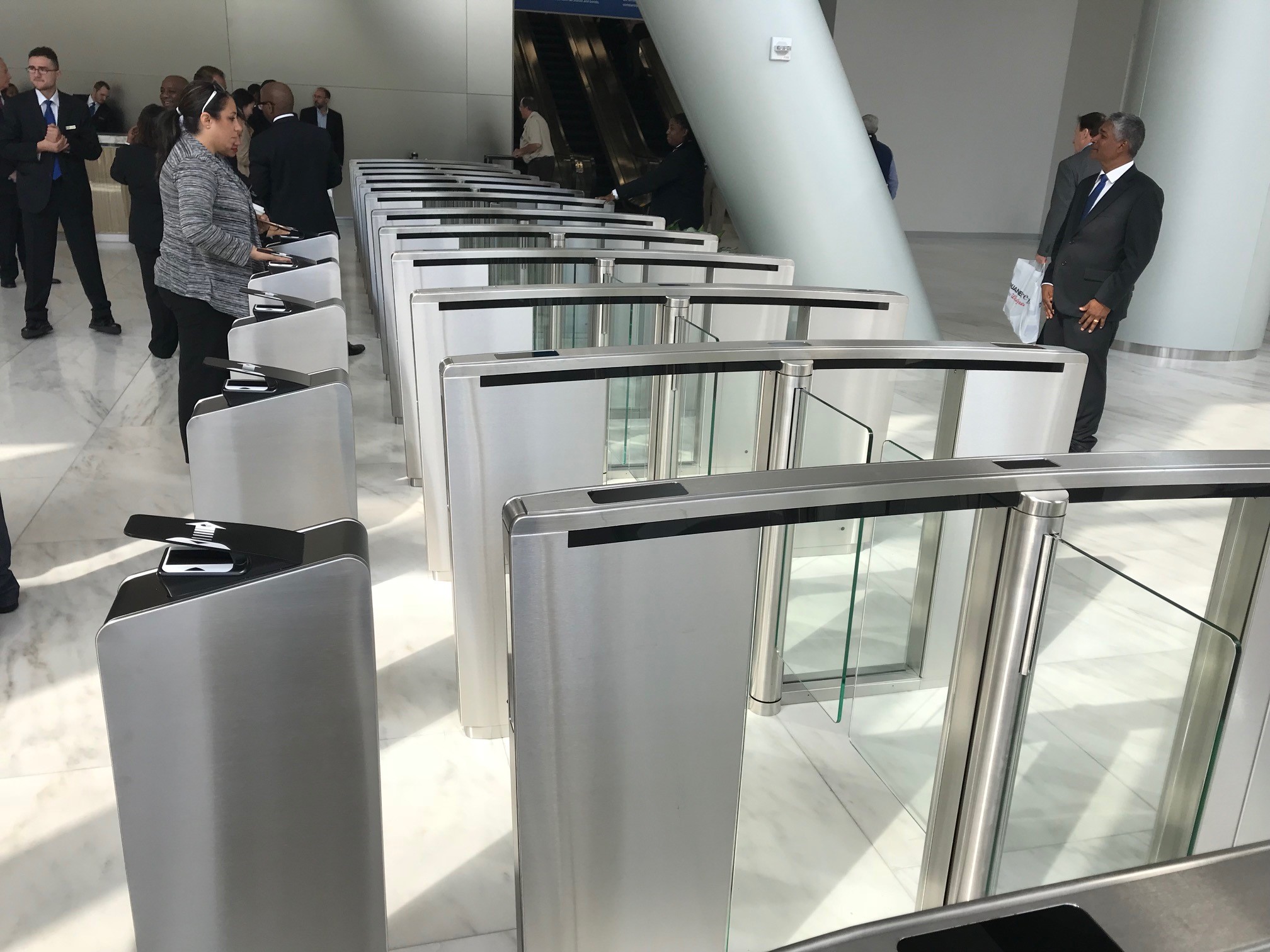 Lifeline Swing optical turnstiles