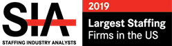 SIA Largest Staffing Firms logo 2019