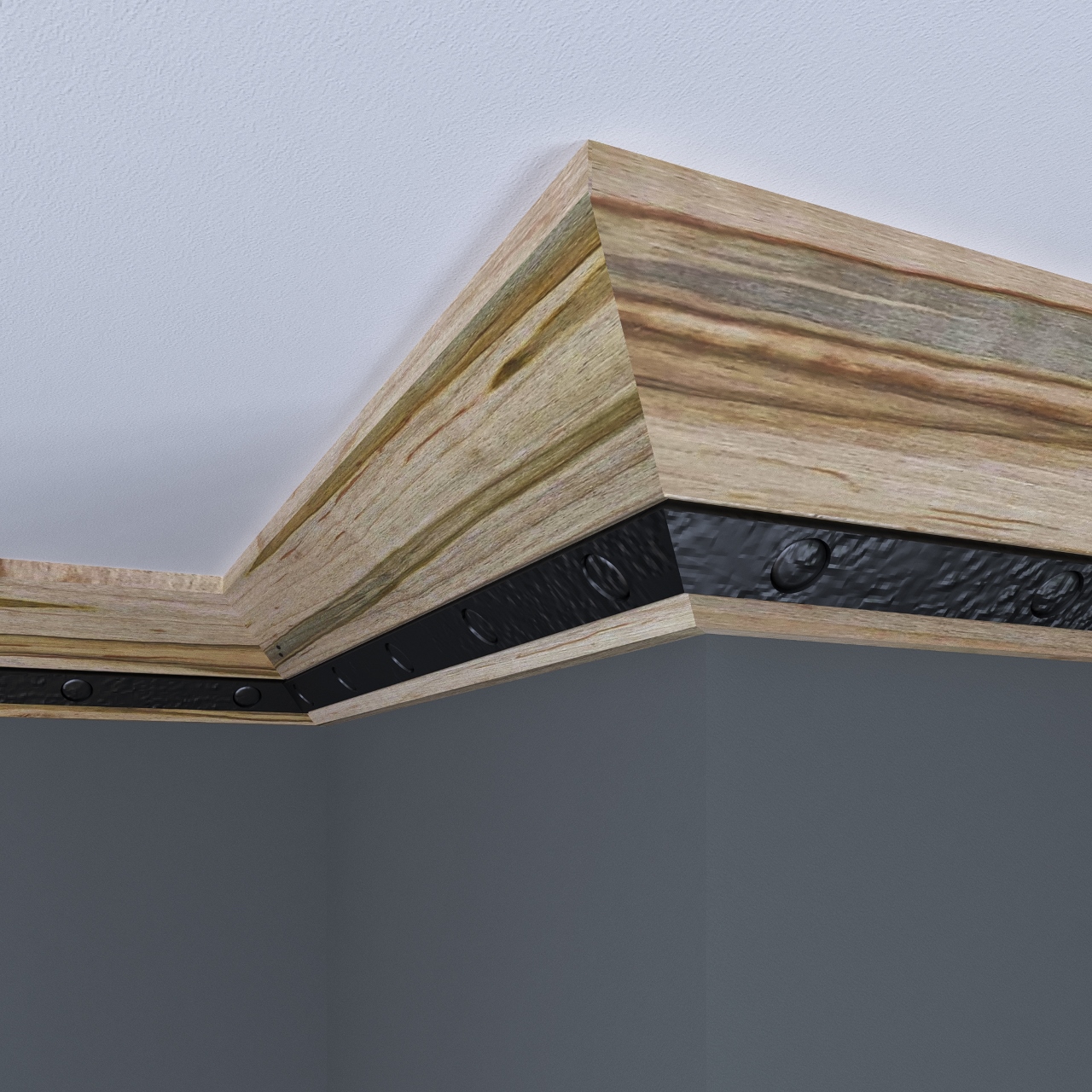 Set a room apart with Rustic Mouldings in a crown profile from Ornamental Mouldings and Millwork.