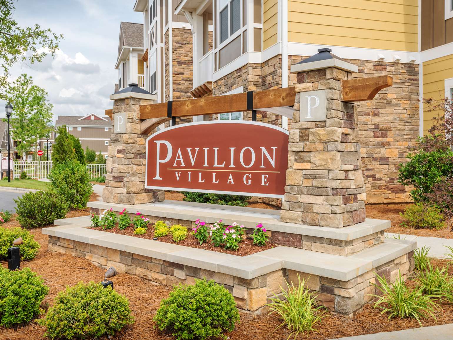 Drucker and Falk Expands in Charlotte, North Carolina with MLA Properties Pavilion Village Monument Sign