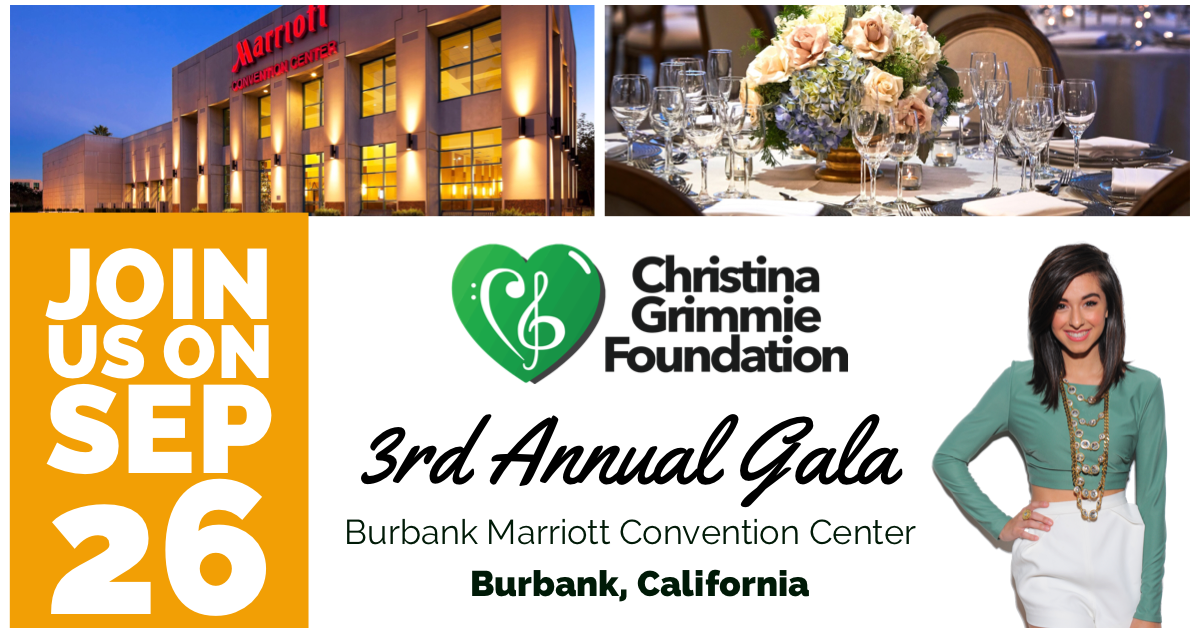 Christina Grimmie Foundation 3rd Annual Gala