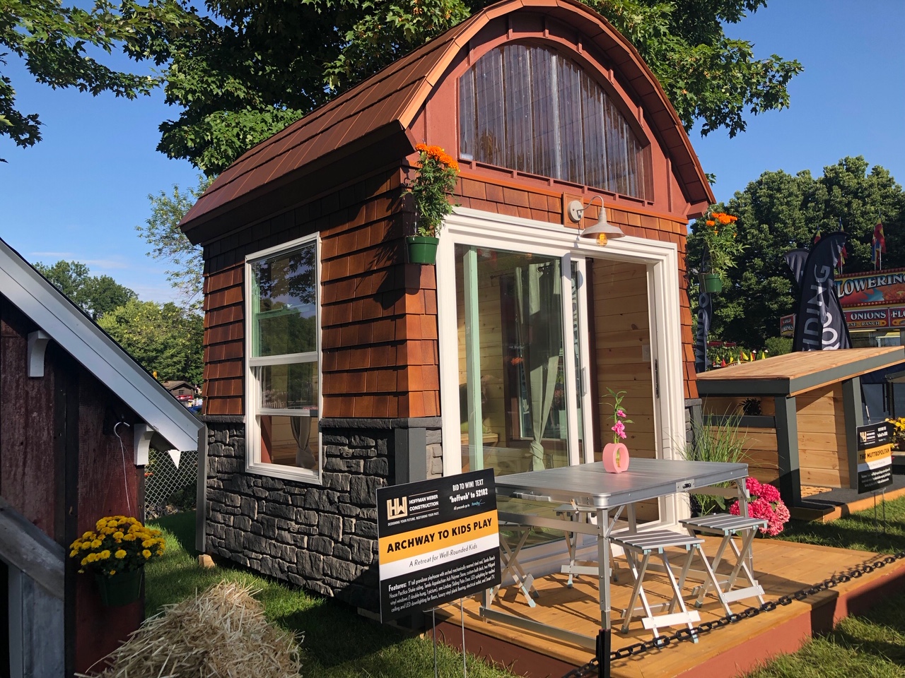 This gorgeous playhouse will be auctioned off by Hoffman Weber at the Minnesota State Fair.