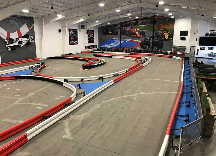 K1 Speed Bend's indoor go kart racing track