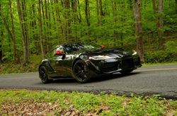 2020 Toyota Supra Driving in Forest