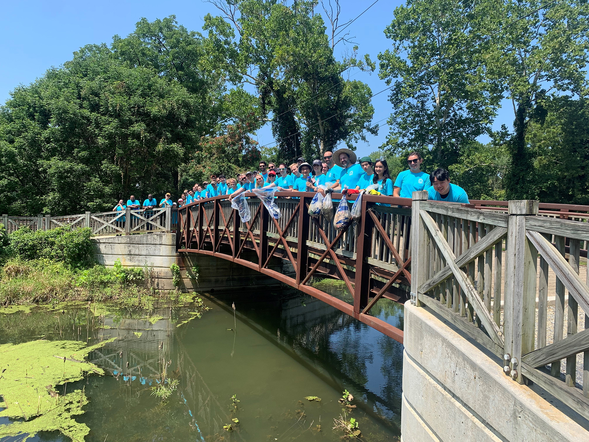 Associates from Cherry Bekaert's Washington, DC practice removed 960 pounds of trash along the Potomac River with the Potomac Conservancy.