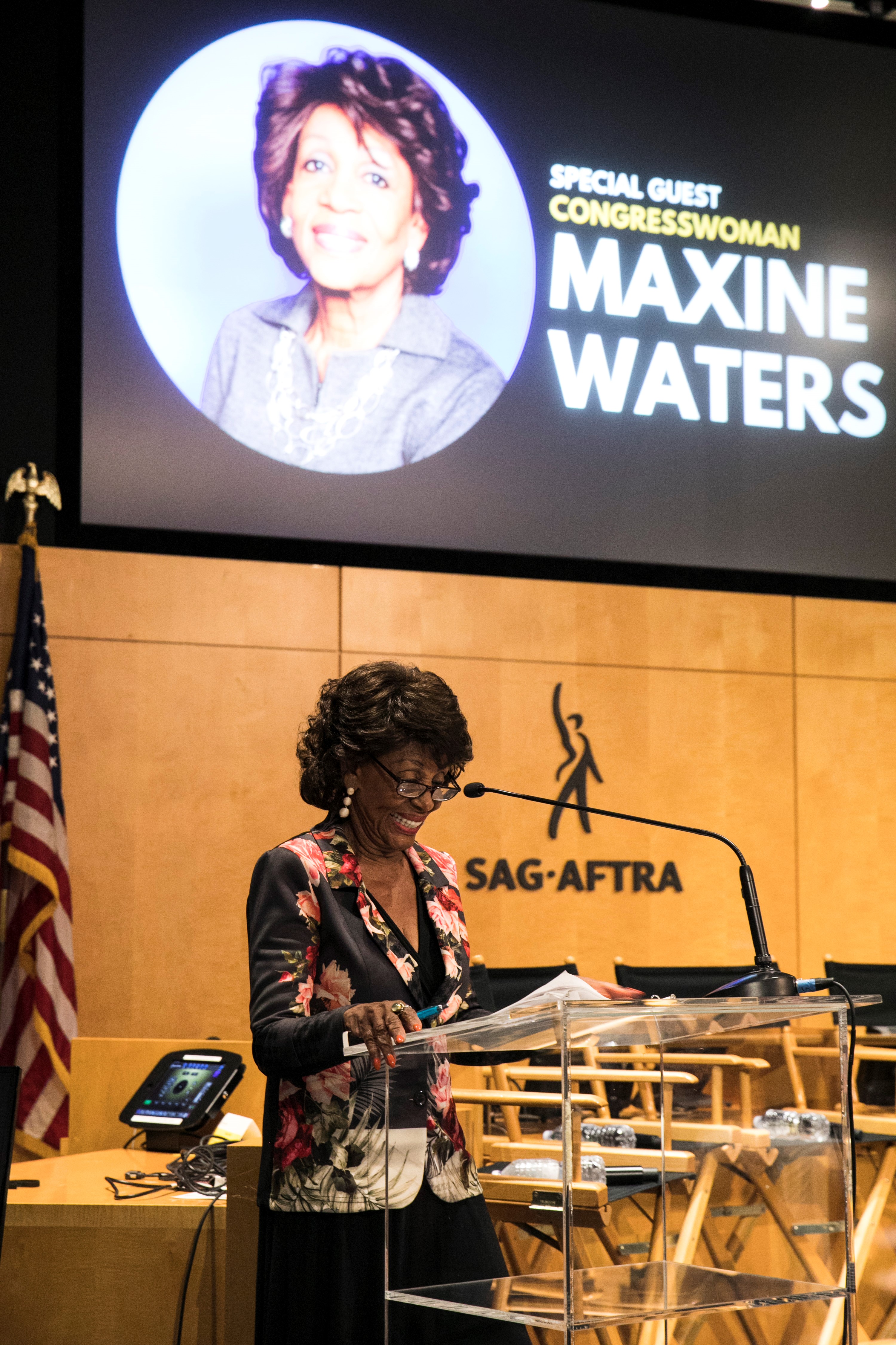 Hon. Maxine Waters Speaks at Uchawi Screening