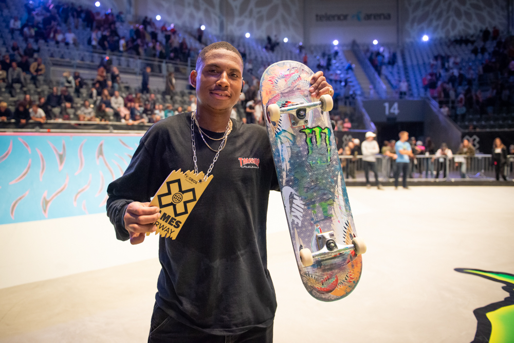Monster Energy’s Ishod Wair Takes Gold in Men’s Skateboard Street at X Games Norway 2019